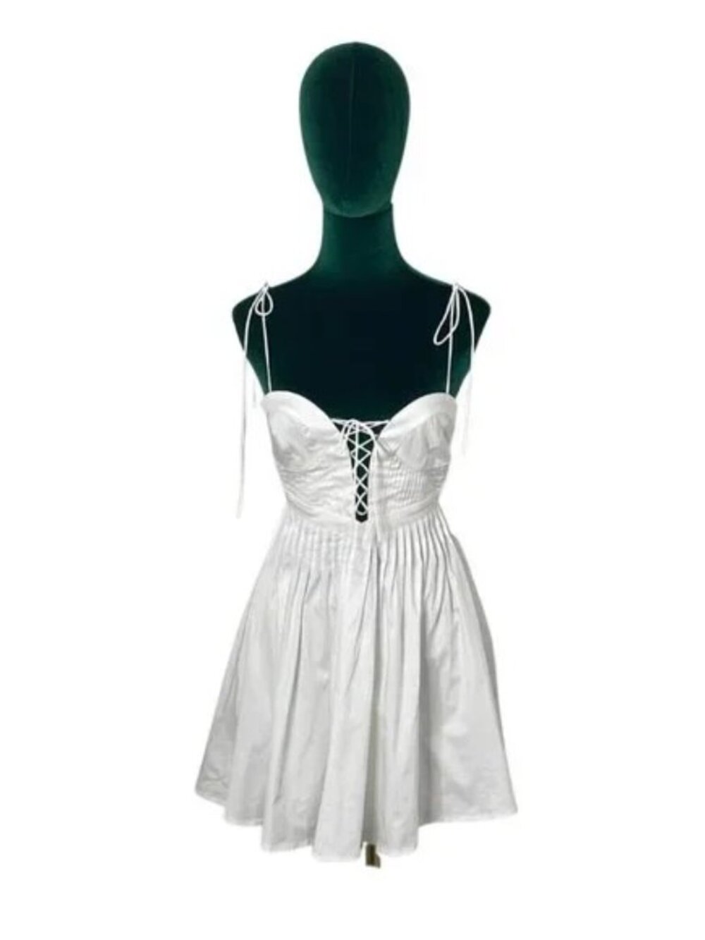 For Love & Lemons | Sierra Mini Dress in white